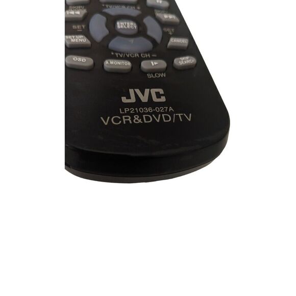 JVC LP21036-027A VCR DVD TV‎ Remote Control OEM for HRXVC20 HRXVC20U HRXVC20U(R) - Picture 2 of 4